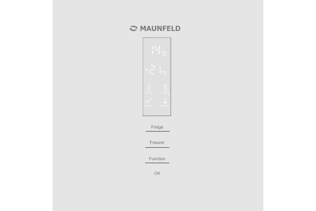 Холодильник Maunfeld MFF200NFW Matt Inverter