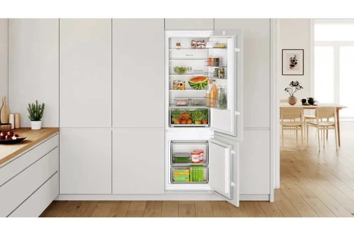 Встраиваемый двухкамерный холодильник Bosch KIV87NS306