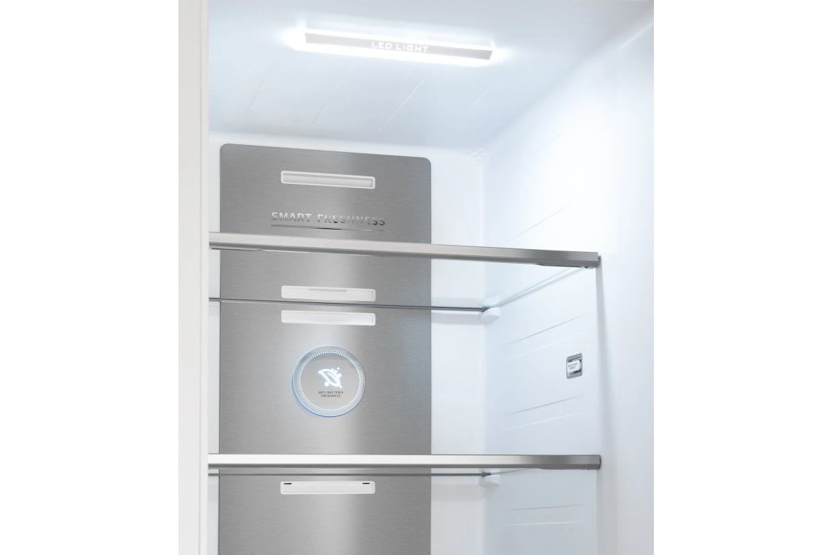 Отдельностоящий холодильник с инвертором Weissgauff WSBS 1036 Inverter NoFrost Premium Сhampagne Glass