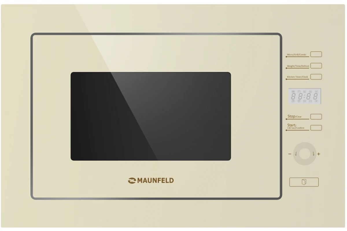 Встраиваемая микроволновая печь Maunfeld MBMO.25.7GBG бежевый