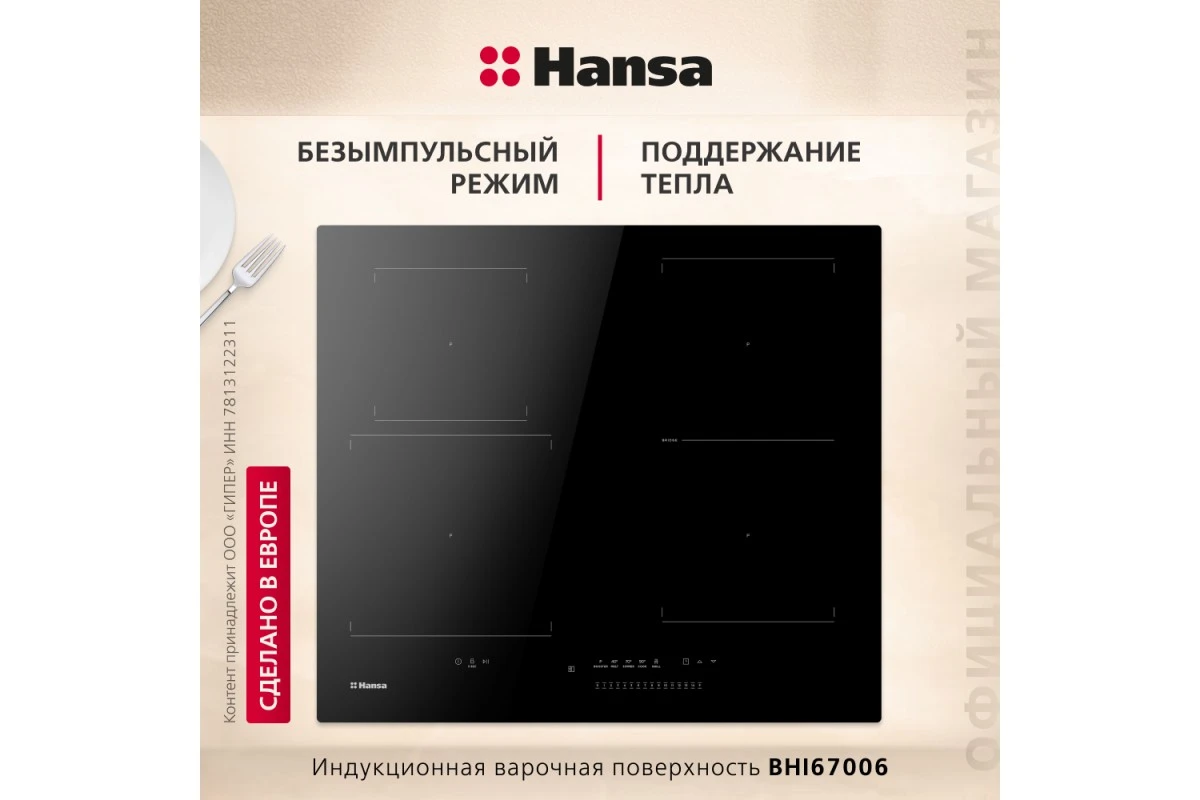 Индукционная панель Hansa BHI67006