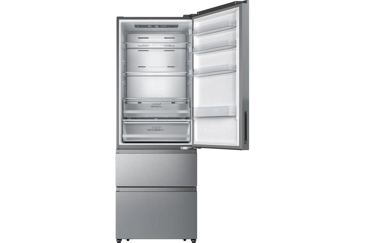 Отдельностоящий двухкамерный холодильник Gorenje NRM720FSXL4