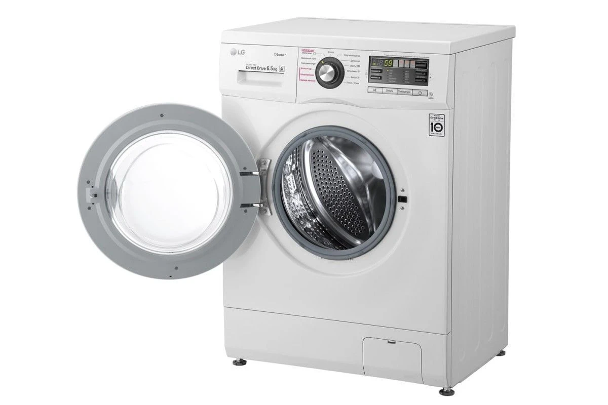 Узкая стиральная машина LG F1296WDS3 c функцией пара