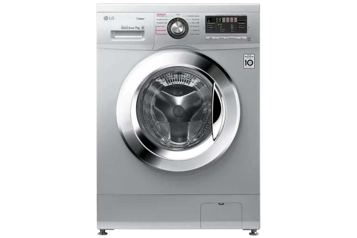 Узкая стиральная машина LG F1296HDS4