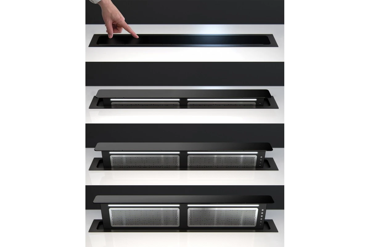 Вытяжка Downdraft Sirius S-DD11 PUSH UP EM B