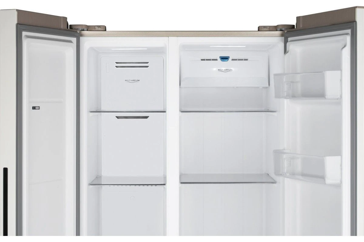 Отдельностоящий холодильник с инвертором Weissgauff WSBS 600 Be NoFrost Inverter