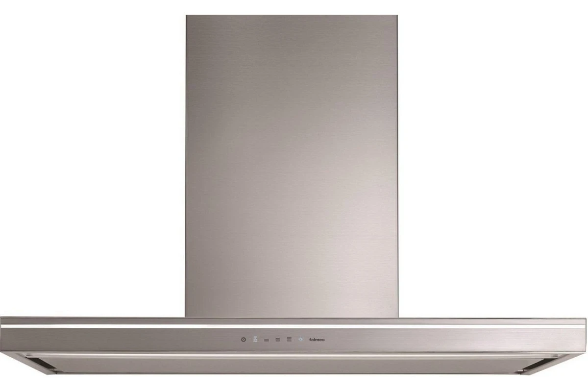 Вытяжка Falmec Silence LUMINA NRS isola 90 inox vetro acciaio (800)