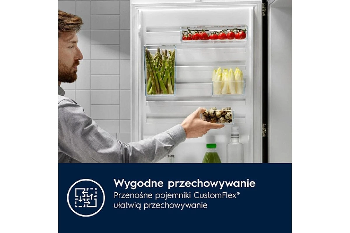 Встраиваемый холодильник Electrolux ENT6ME19S