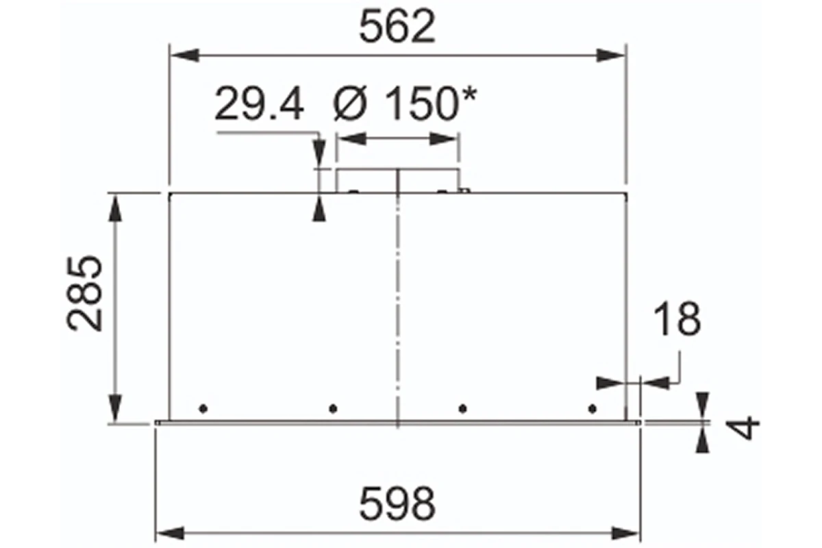 Вытяжка Franke LUCE 60 BK