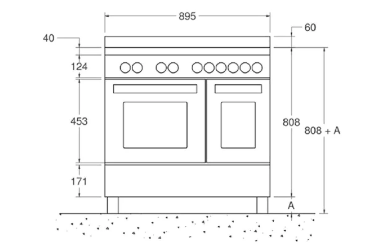 Варочный центр Bertazzoni PRO95I2ENET