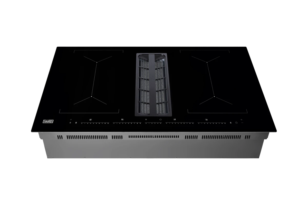 Индукционная варочная панель со встроенной вытяжкой Vard VHH8462B