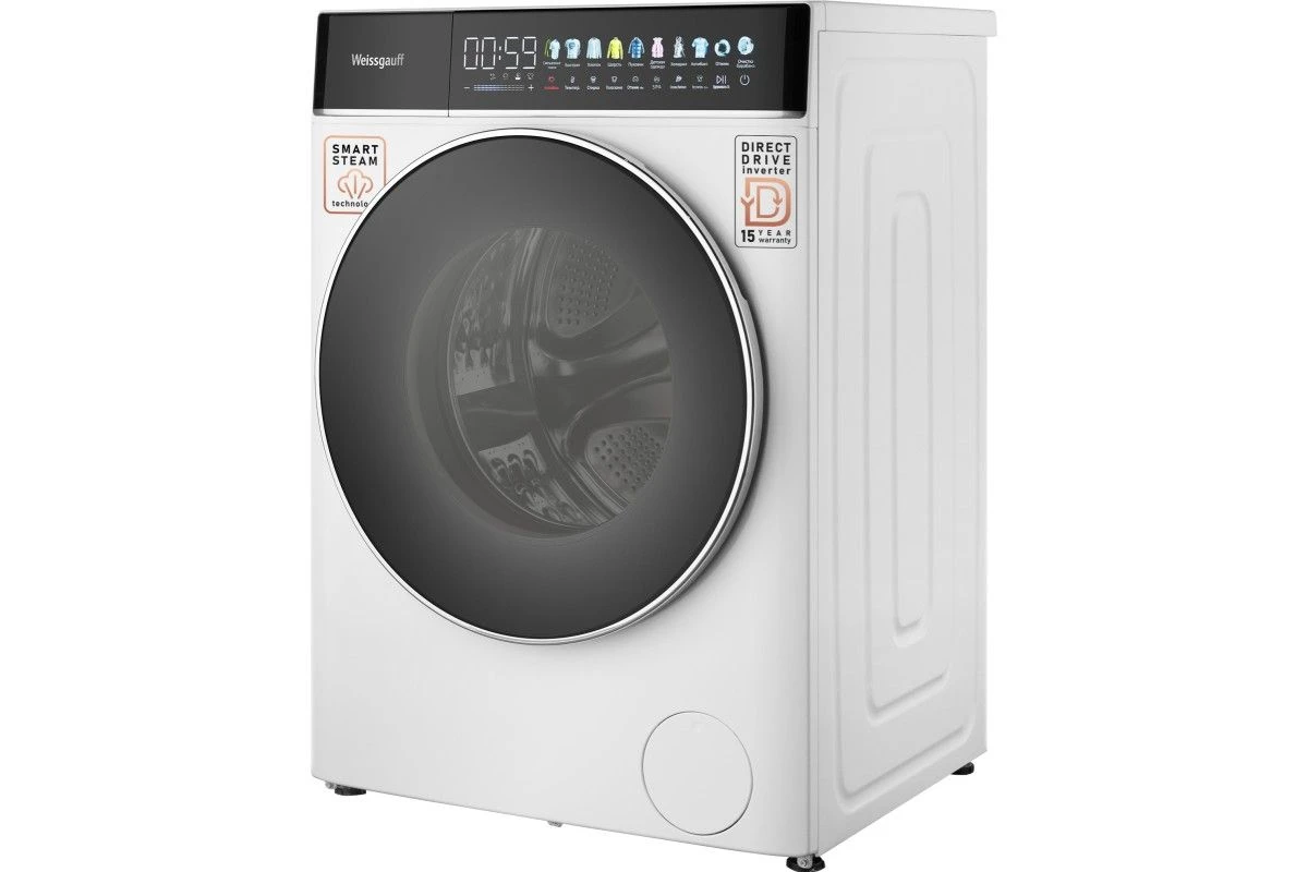 Стиральная машина с прямым приводом Weissgauff WM 58411 Direct Drive Inverter Premium Steam