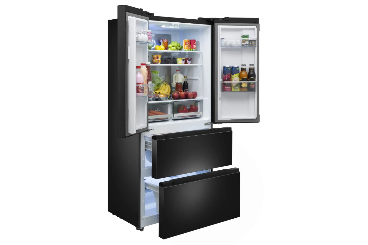 Многокамерный холодильник Meferi MFR83BLACK IX TOTAL NO FROST FRENCH DOOR COMFORT