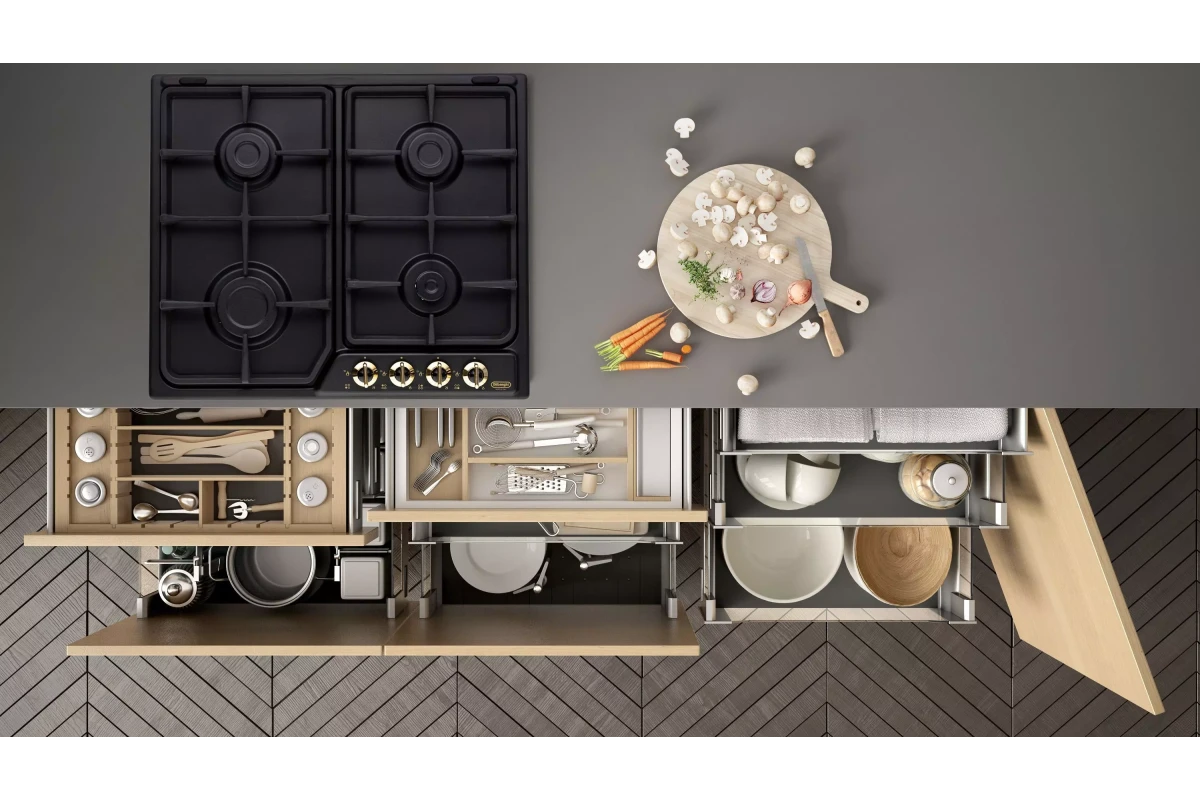 Встраиваемая газовая варочная панель DeLonghi ANTG 46 ASV GU