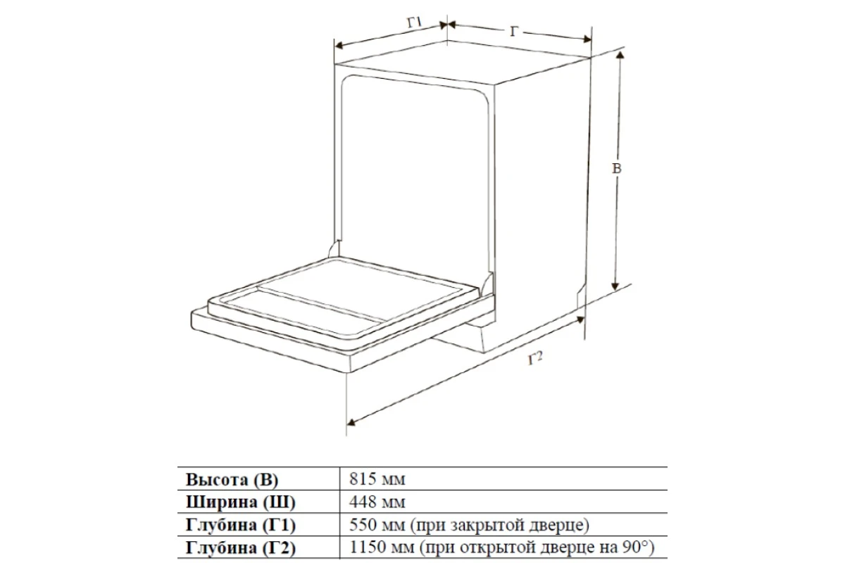 Встраиваемая посудомоечная машина DeLonghi DDW 06S Magnesite