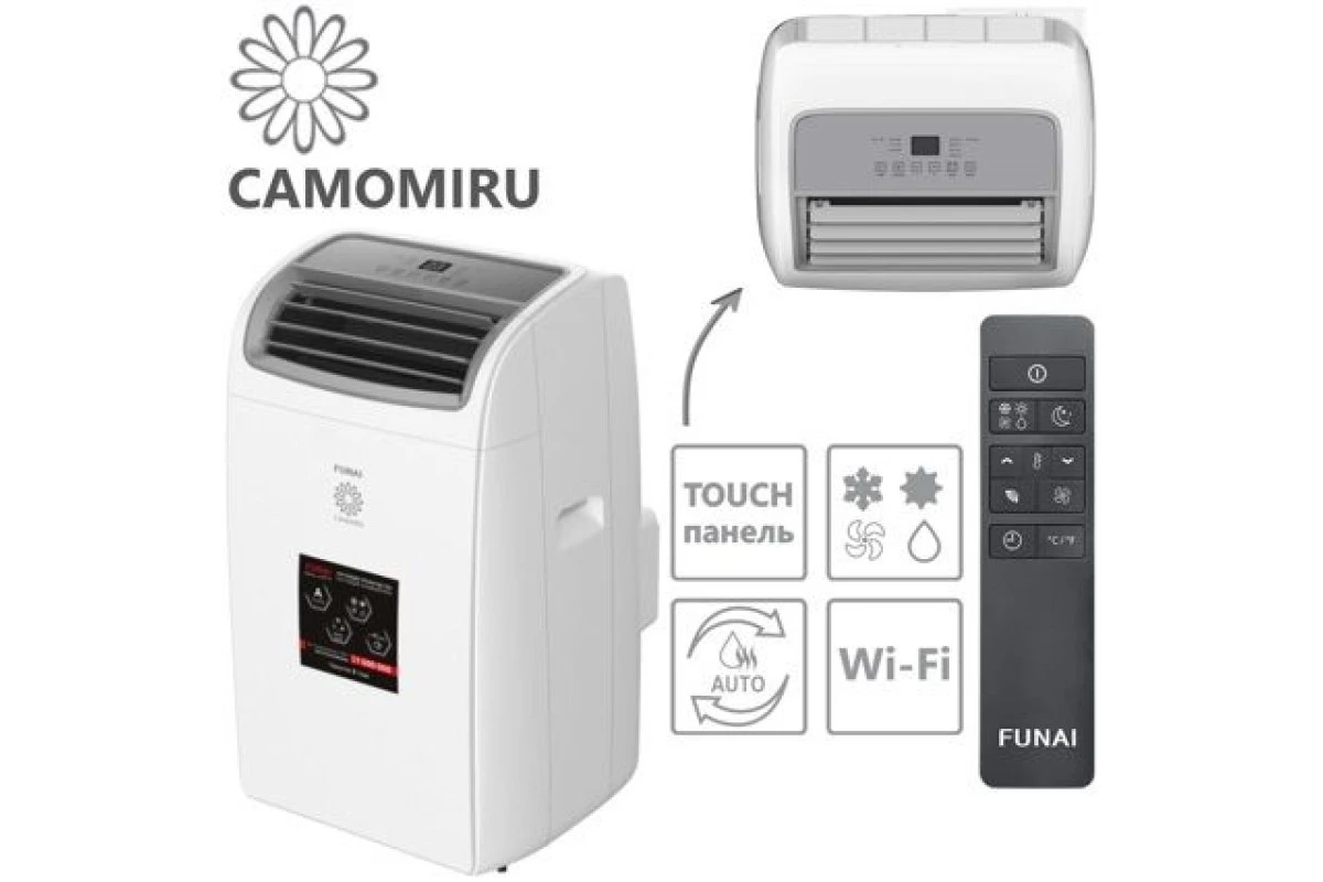 Мобильный кондиционер Funai MAC-CM46HPNW