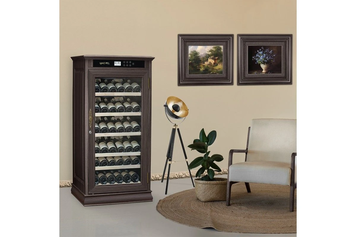 Винный шкаф Meyvel MV69-WD1-C (Dark Chocolate)