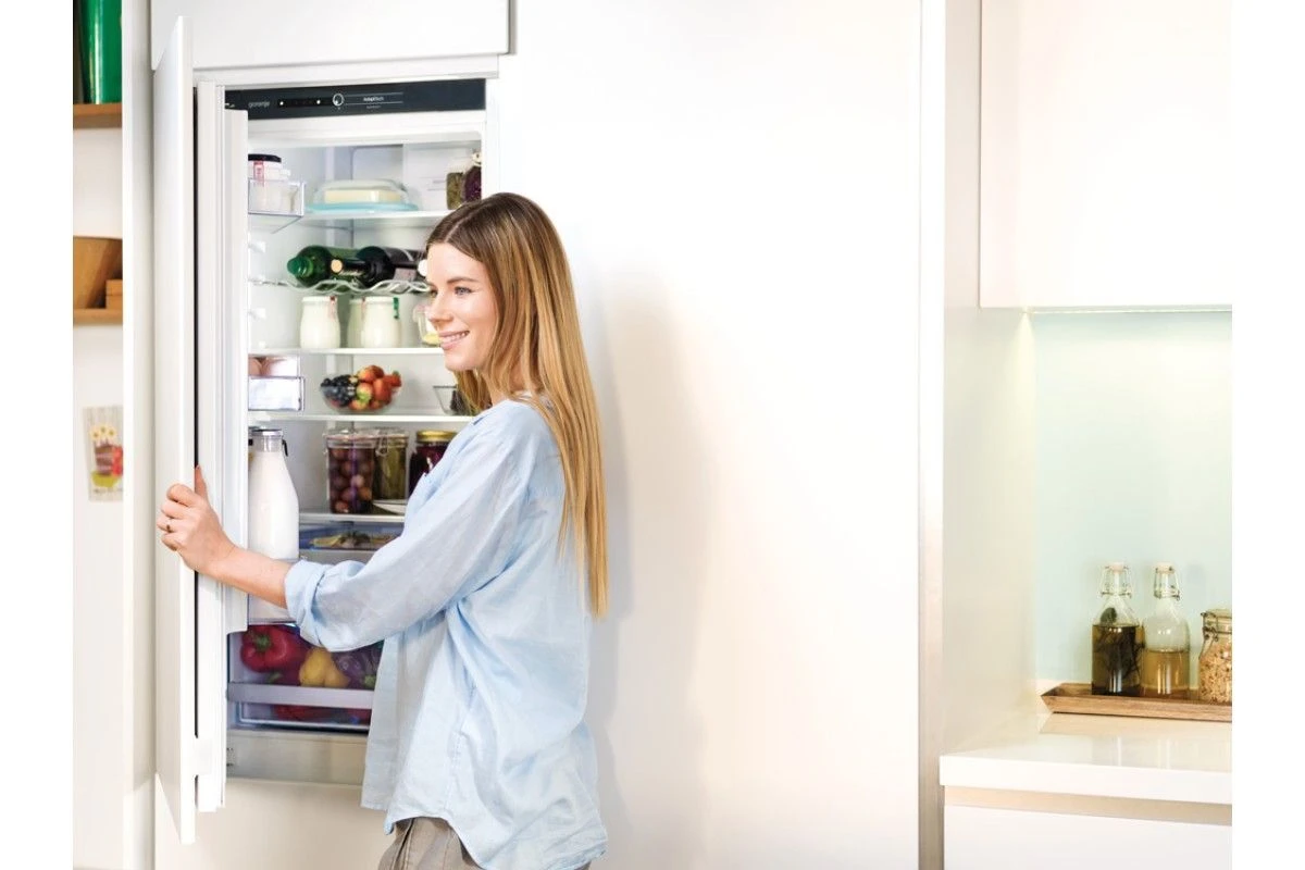 Встраиваемый двухкамерный холодильник Gorenje NRKI4182A1