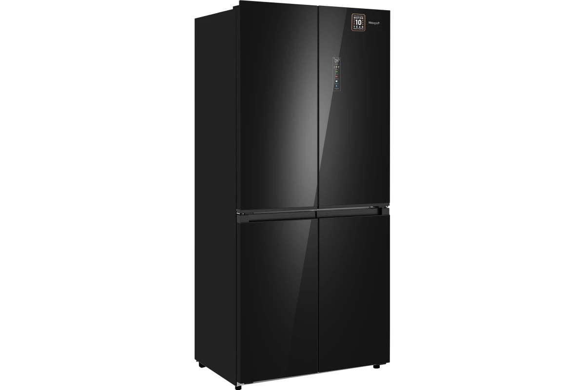 Отдельностоящий холодильник с инвертором Weissgauff WCD 450 BG NoFrost Inverter