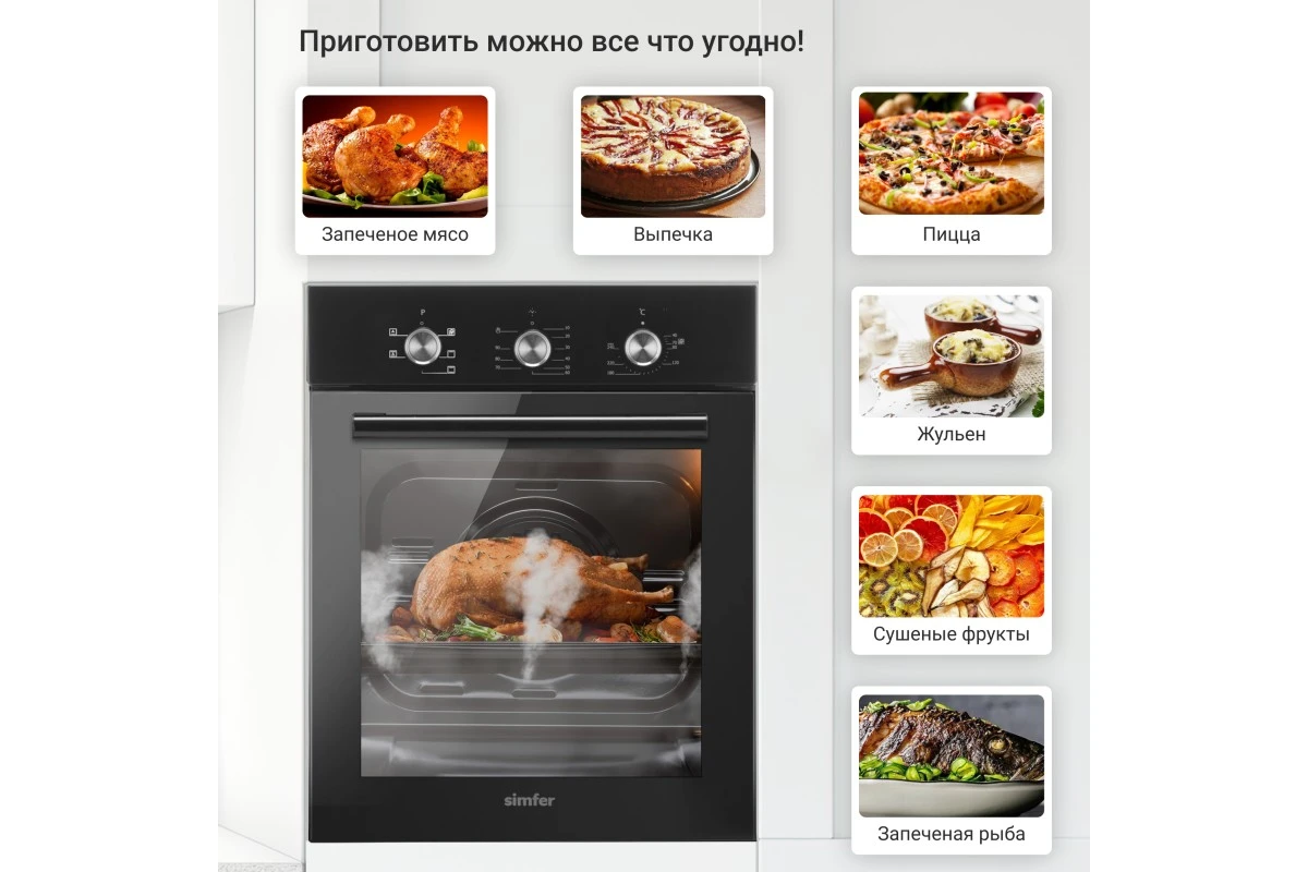 Электрический духовой шкаф Simfer B4EB16070