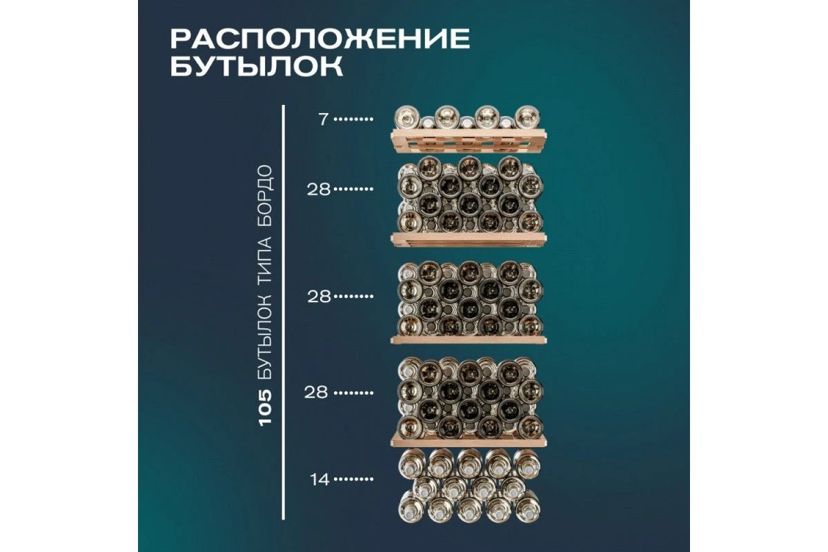 Винный шкаф Meyvel MV105-KBF1