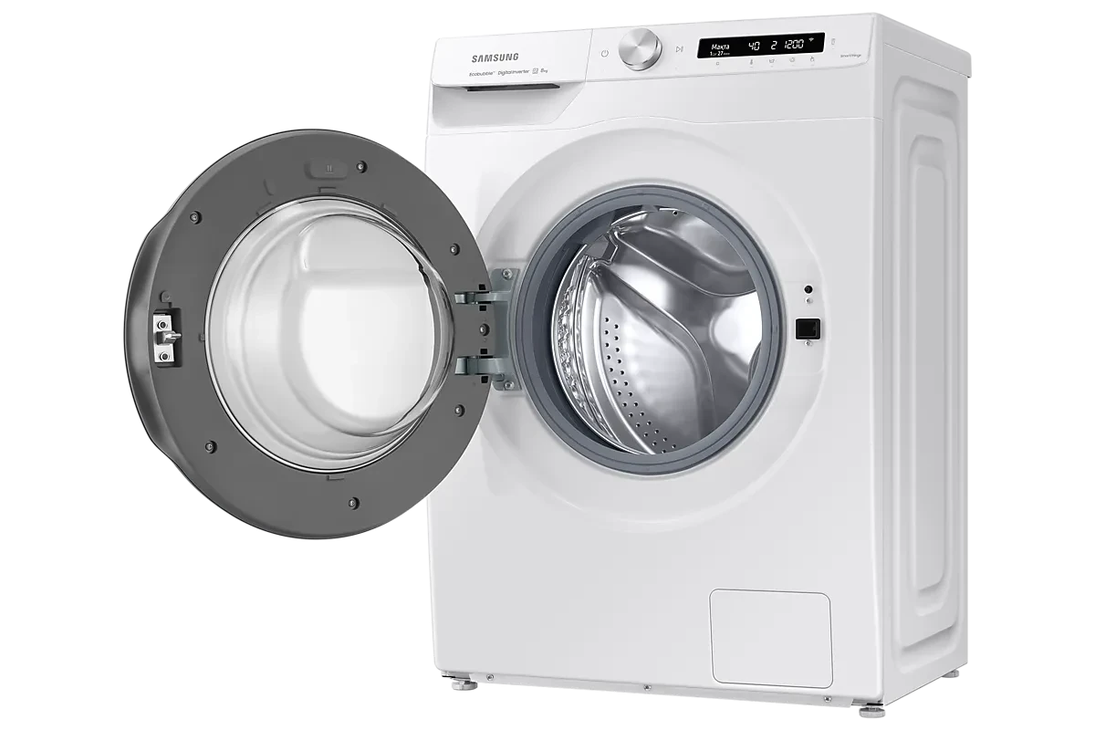 Стиральная машина Samsung WW80A6S24AW/LD (EcoBubble и AI Control)