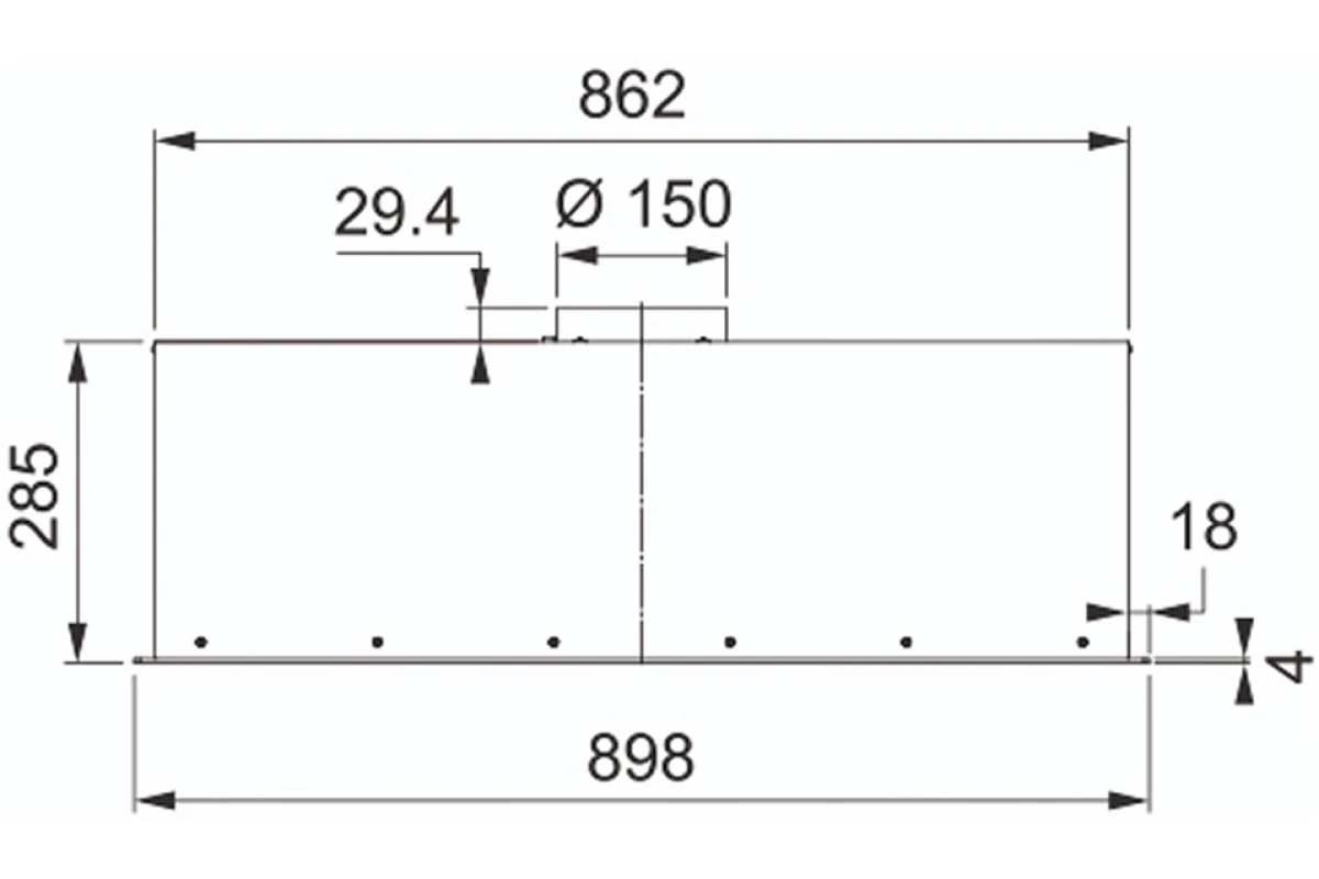 Вытяжка Franke LUCE 90 BK