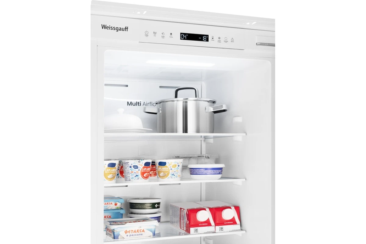 Встраиваемый холодильник с инвертором Weissgauff WRKI 195 Full NoFrost Inverter