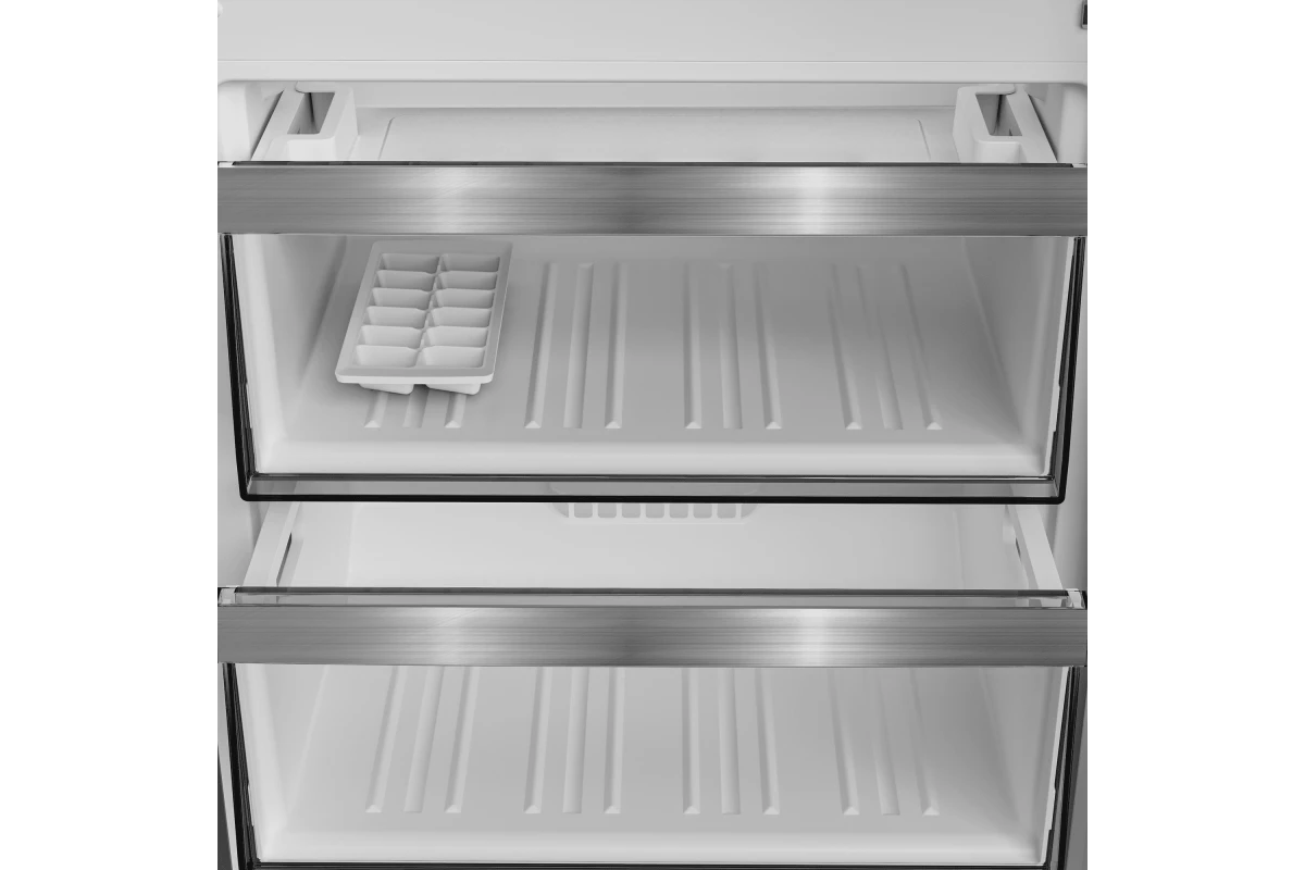 Холодильник с нижней морозильной камерой Grundig GKPN66930LXDW