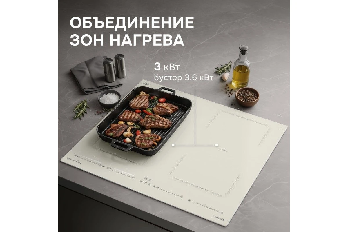 Стеклокерамическая варочная панель Zigmund & Shtain CI 69.6 I