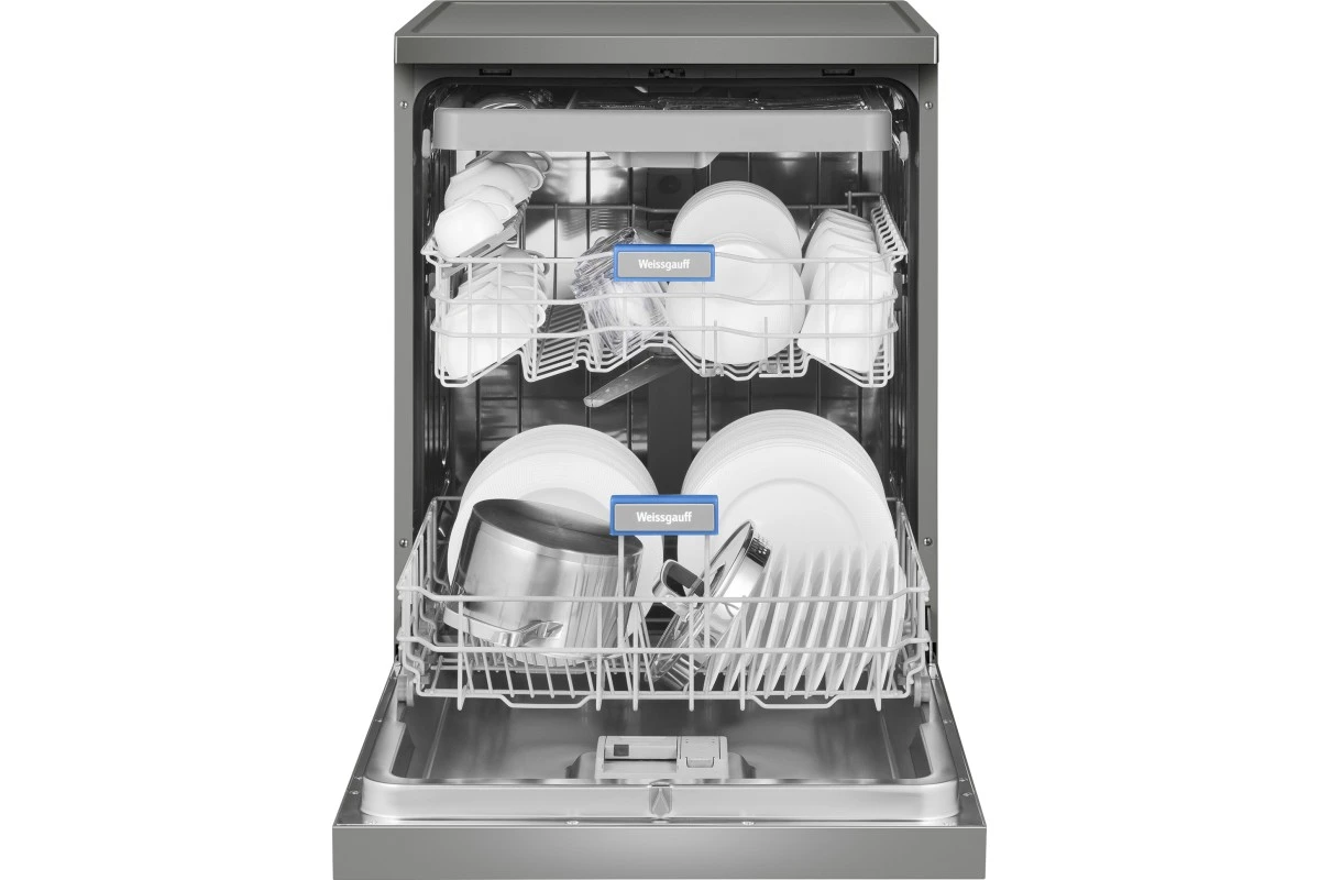 Посудомоечная машина Weissgauff DW 6038 D Dual Wash Silver