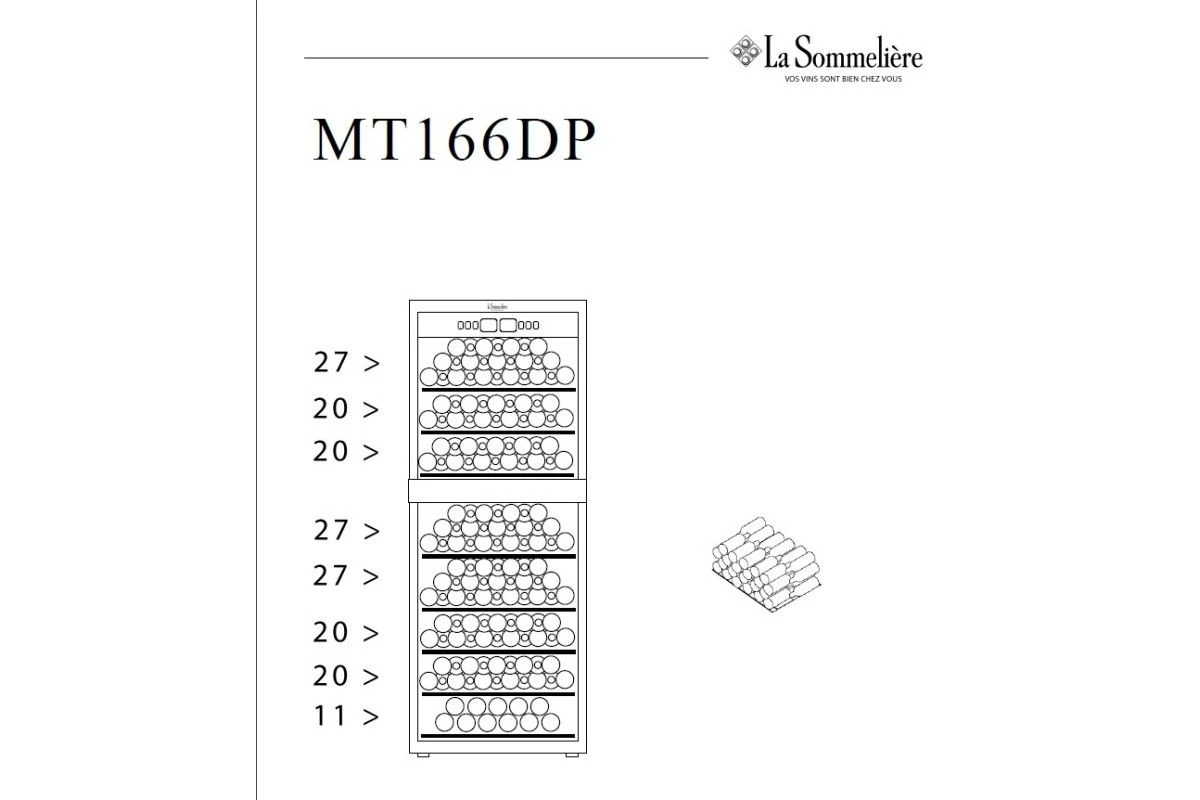 Винный шкаф La Sommeliere MT166DP
