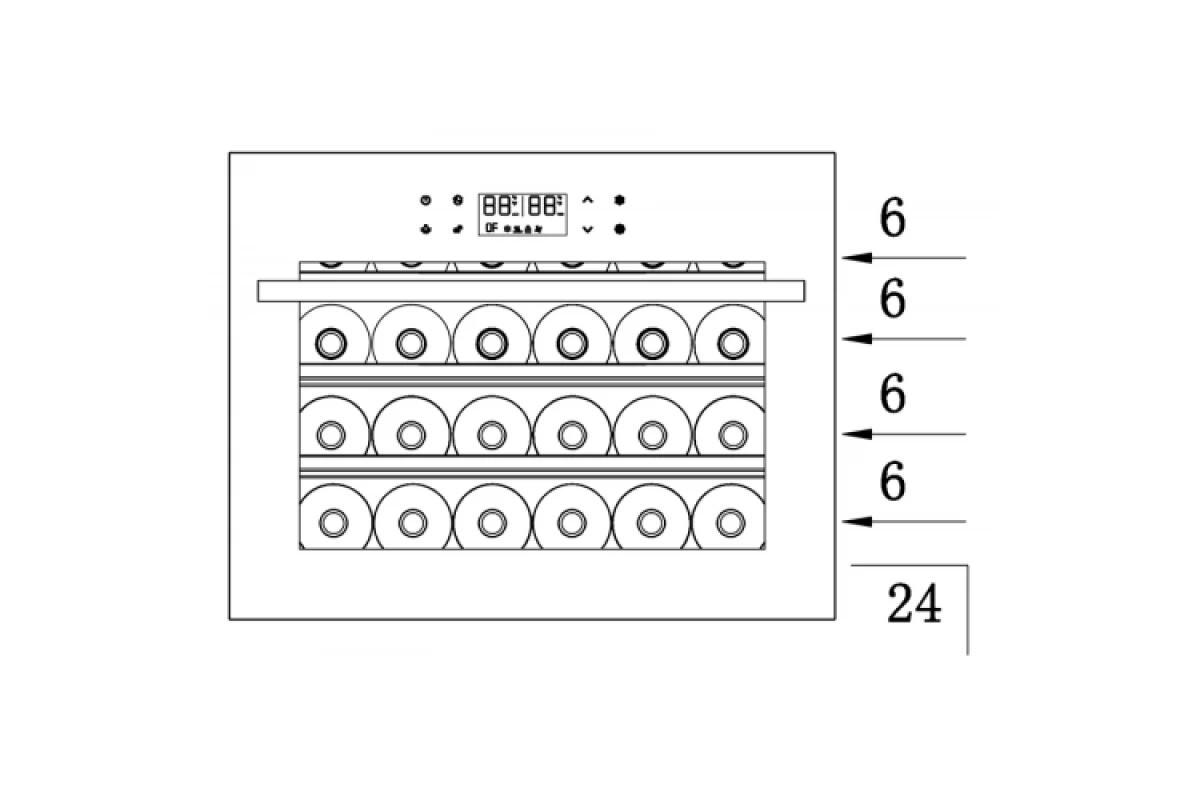 Винный шкаф Temptech SOM45SES