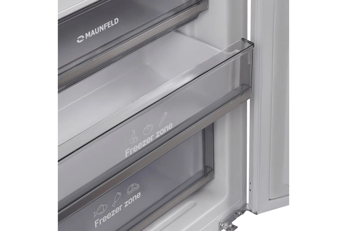 Встраиваемый холодильник Maunfeld MBF19369NFWGR Lux Inverter