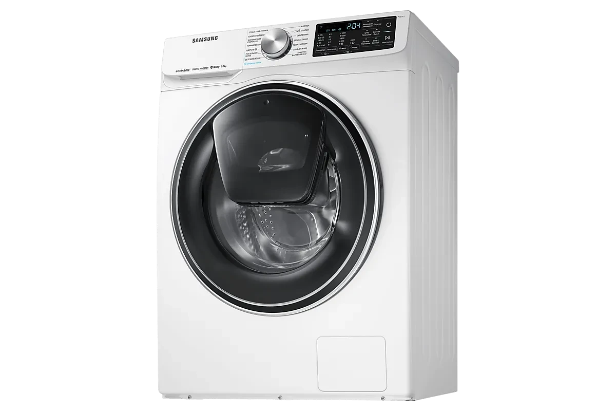 Стиральная машина Samsung WW70R62LVSWDLP (AddWash и Eco Bubble)