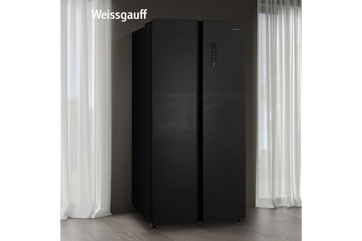 Отдельностоящий холодильник с инвертором Weissgauff WSBS 600 XB NoFrost Inverter
