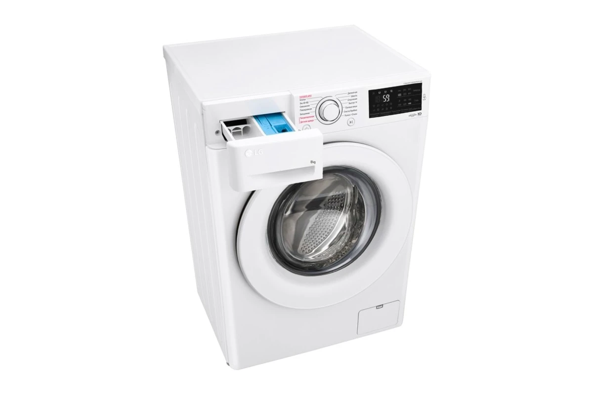 Cтиральная машина LG F4M5TS3W c функцией пара