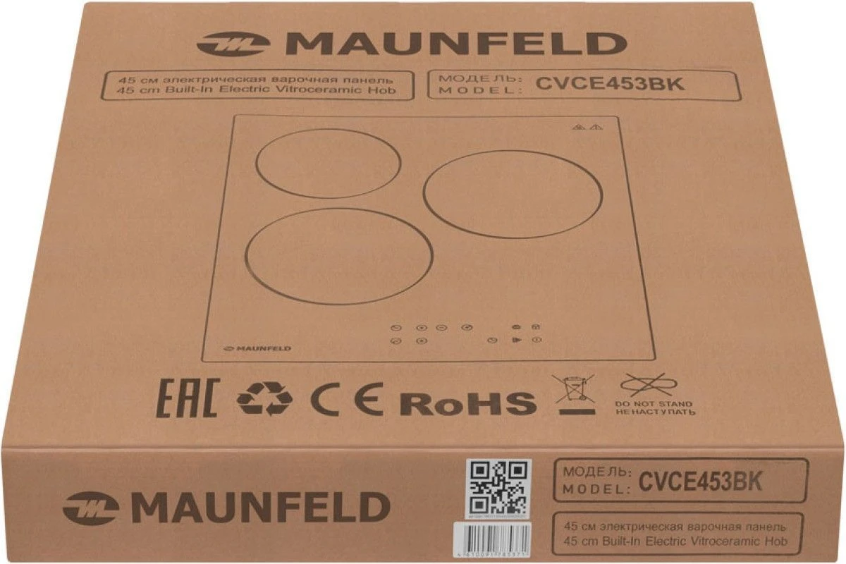 Электрическая варочная панель Maunfeld CVCE453BK