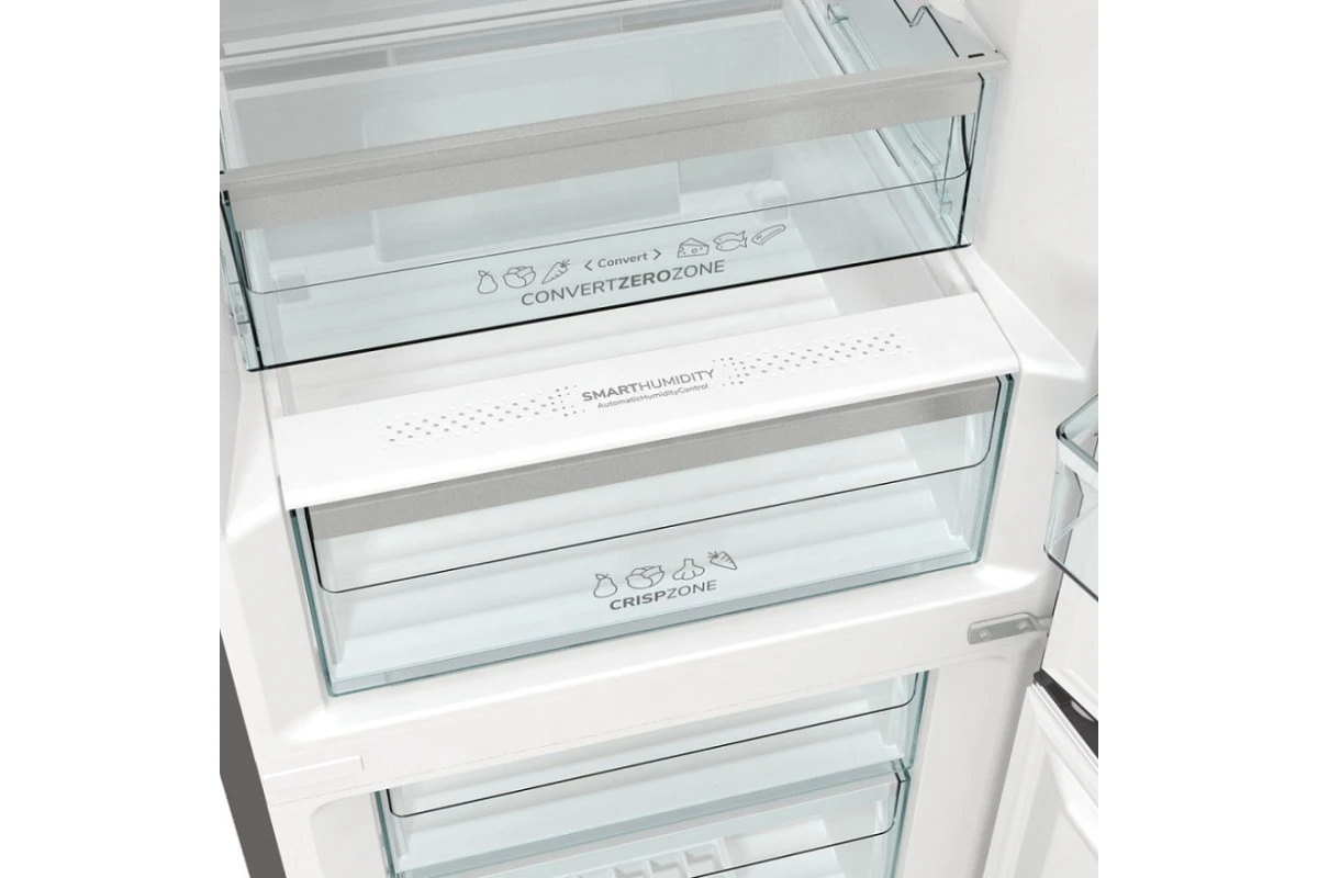 Отдельностоящий двухкамерный холодильник Gorenje NRC6203SXL5