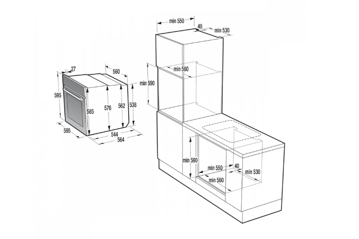 Духовой шкаф Gorenje BP6138B