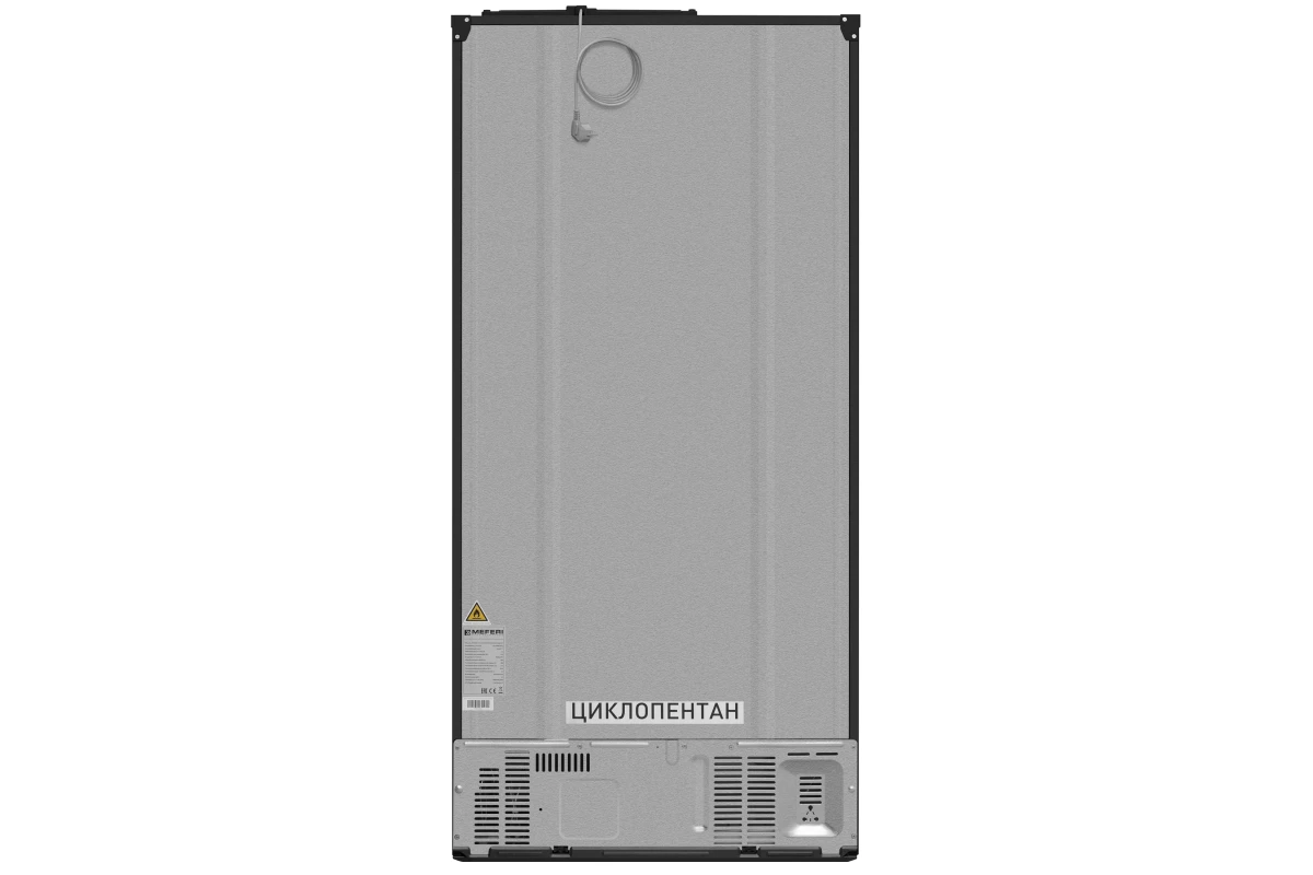 Многокамерный холодильник Meferi MFR83BLACK IX TOTAL NO FROST FRENCH DOOR COMFORT