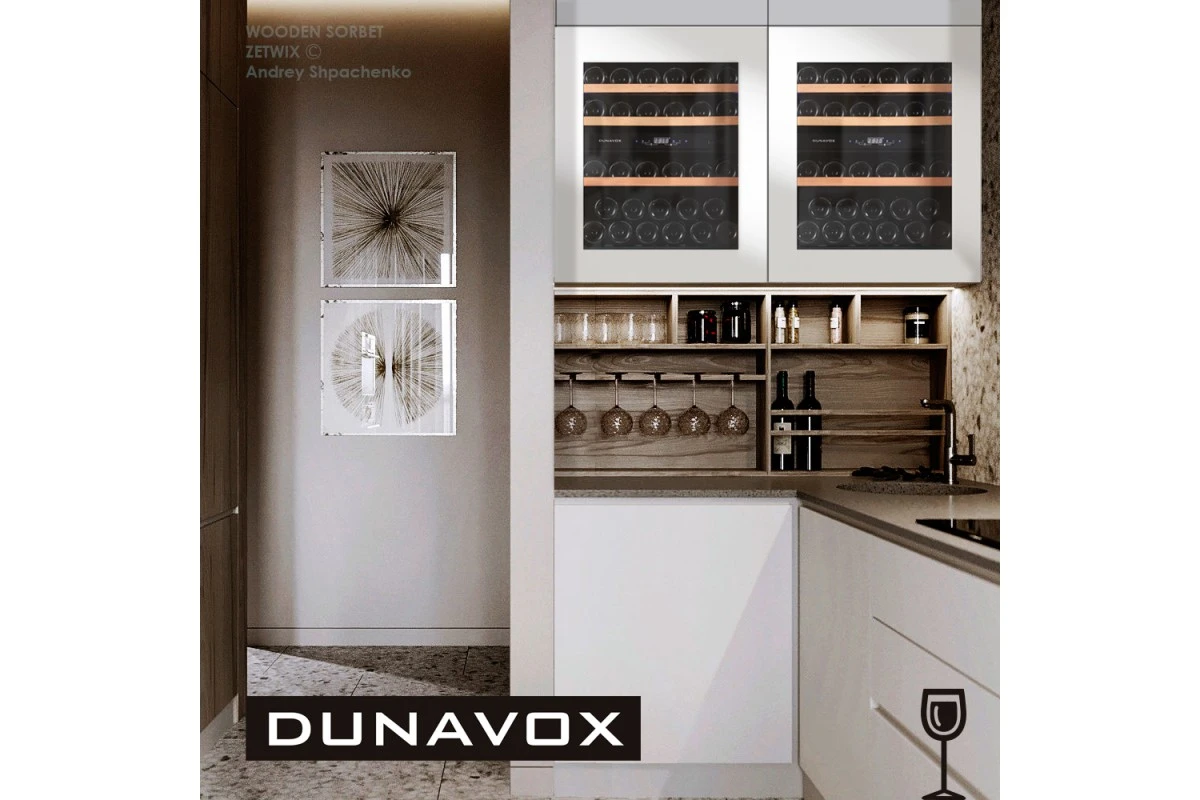 Винный шкаф Dunavox DAV-32.81DW.TO
