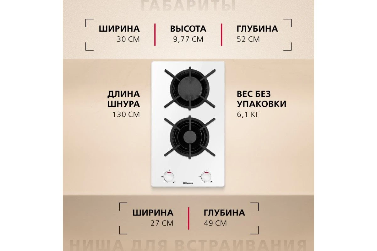Газовая панель Hansa BHKW310300