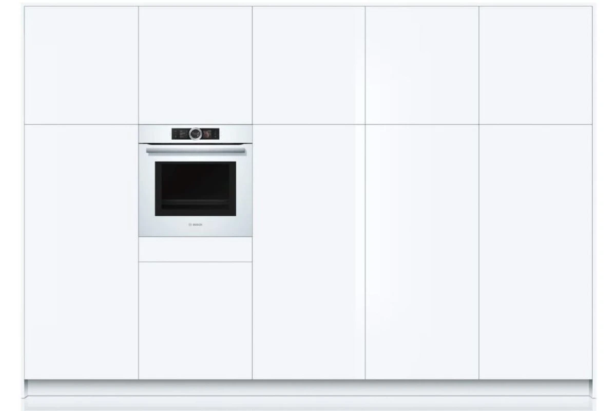 Духовой шкаф с микроволнами и паром Bosch HNG6764W6