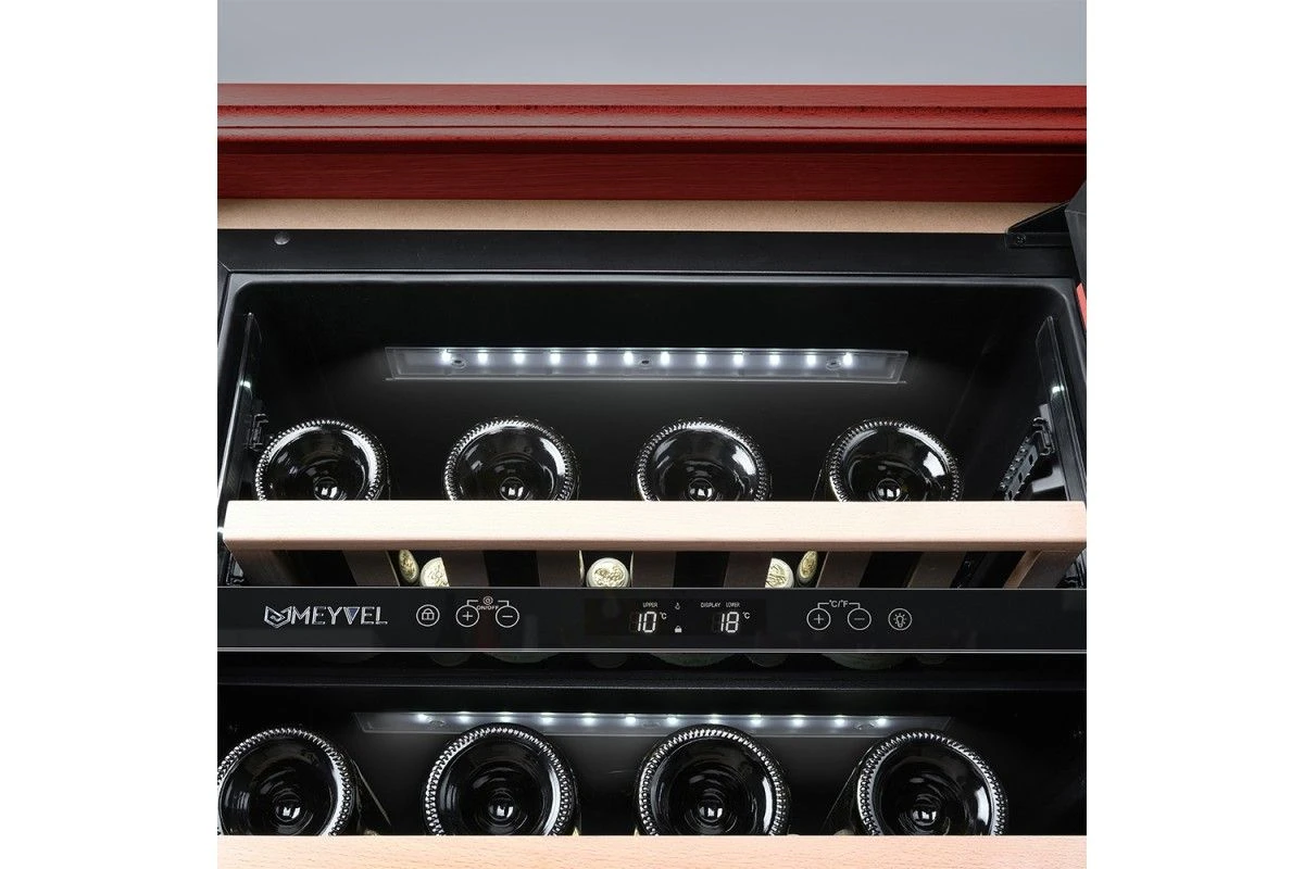 Винный шкаф Meyvel MV46PRO-KBT2 (Спелая вишня)
