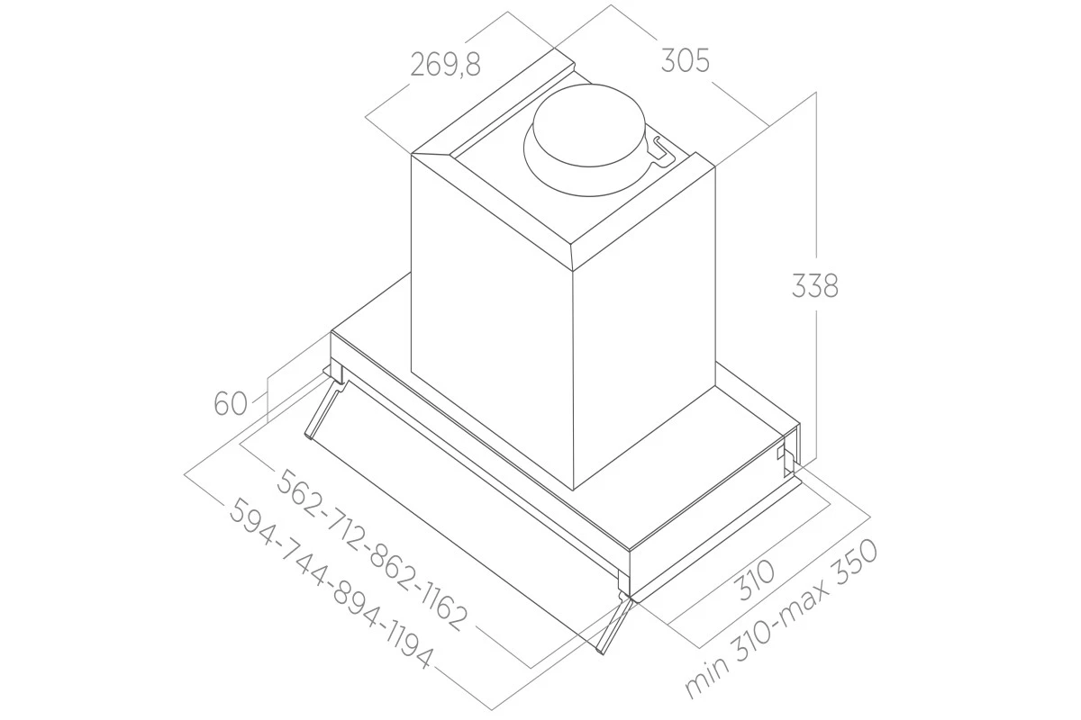 Вытяжка Elica Boxin Advance Plus BLMAT/A/120