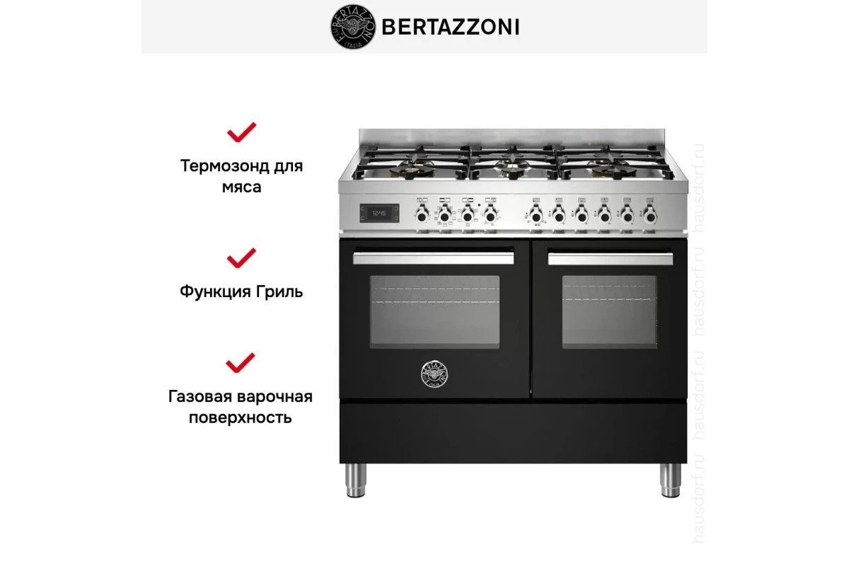 Варочный центр Bertazzoni PRO106L2ENET