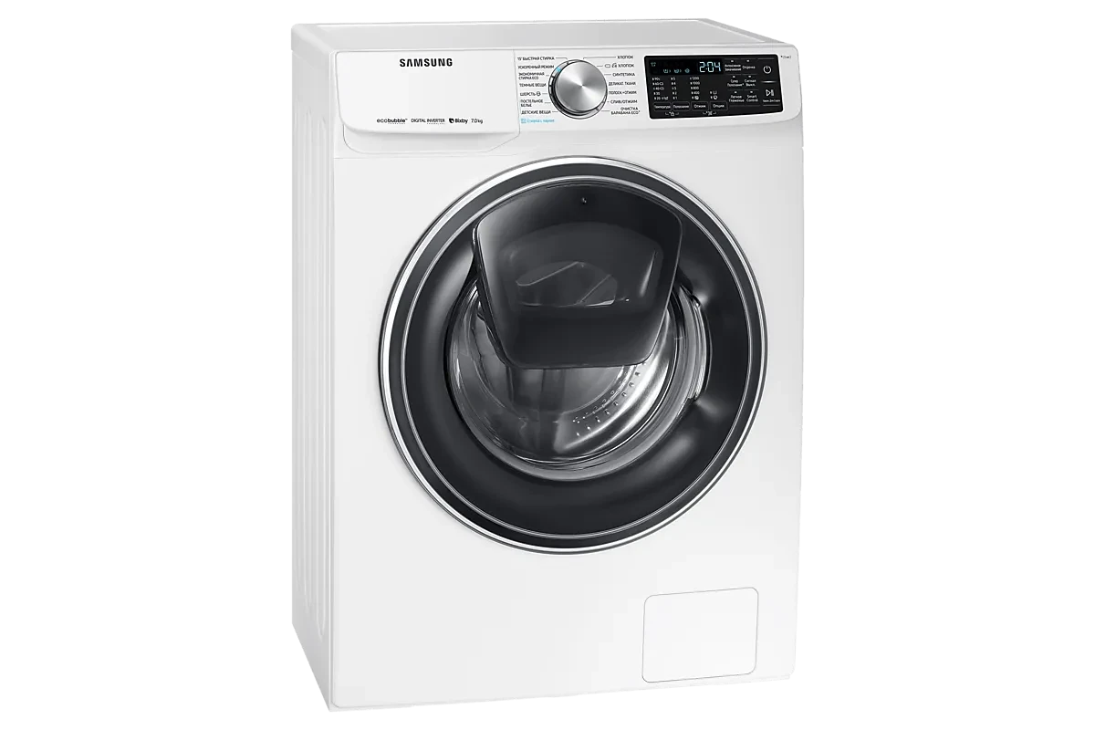 Стиральная машина Samsung WW70R62LVSWDLP (AddWash и Eco Bubble)