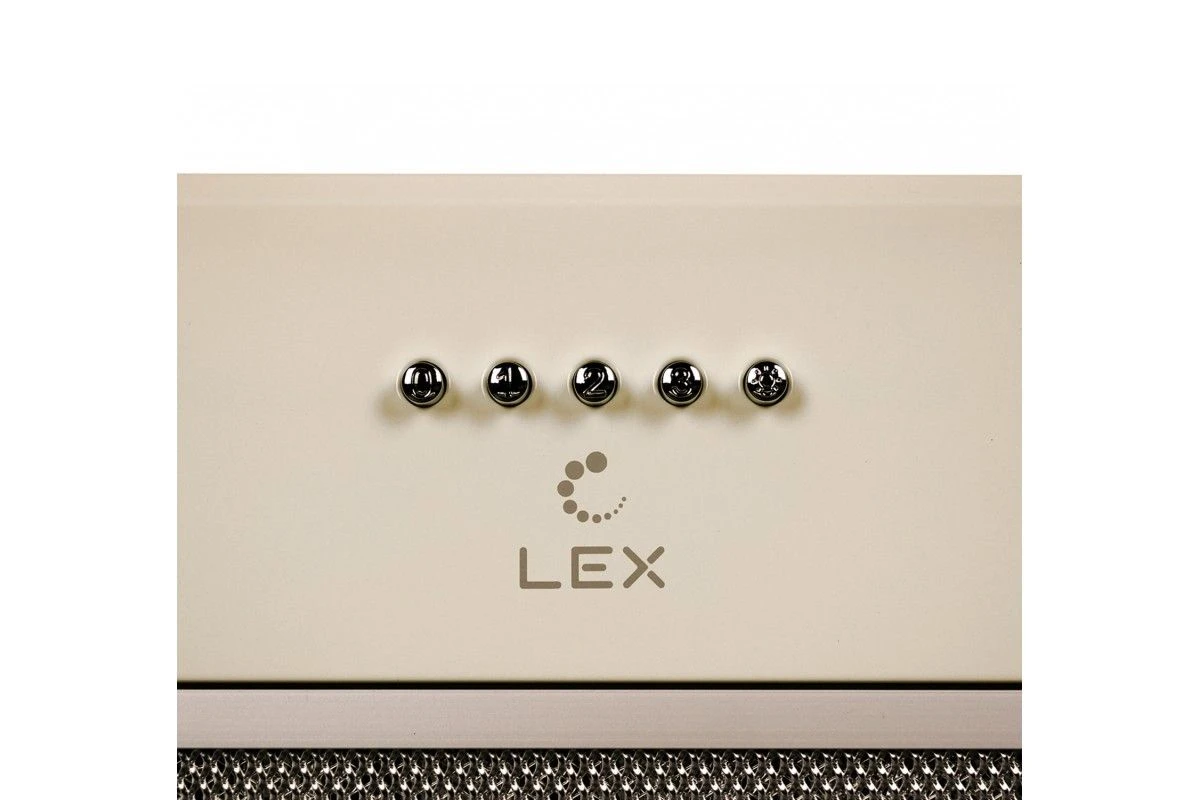 Встраиваемая кухонная вытяжка LEX GS BLOC P 600 Ivory Light Белый антик