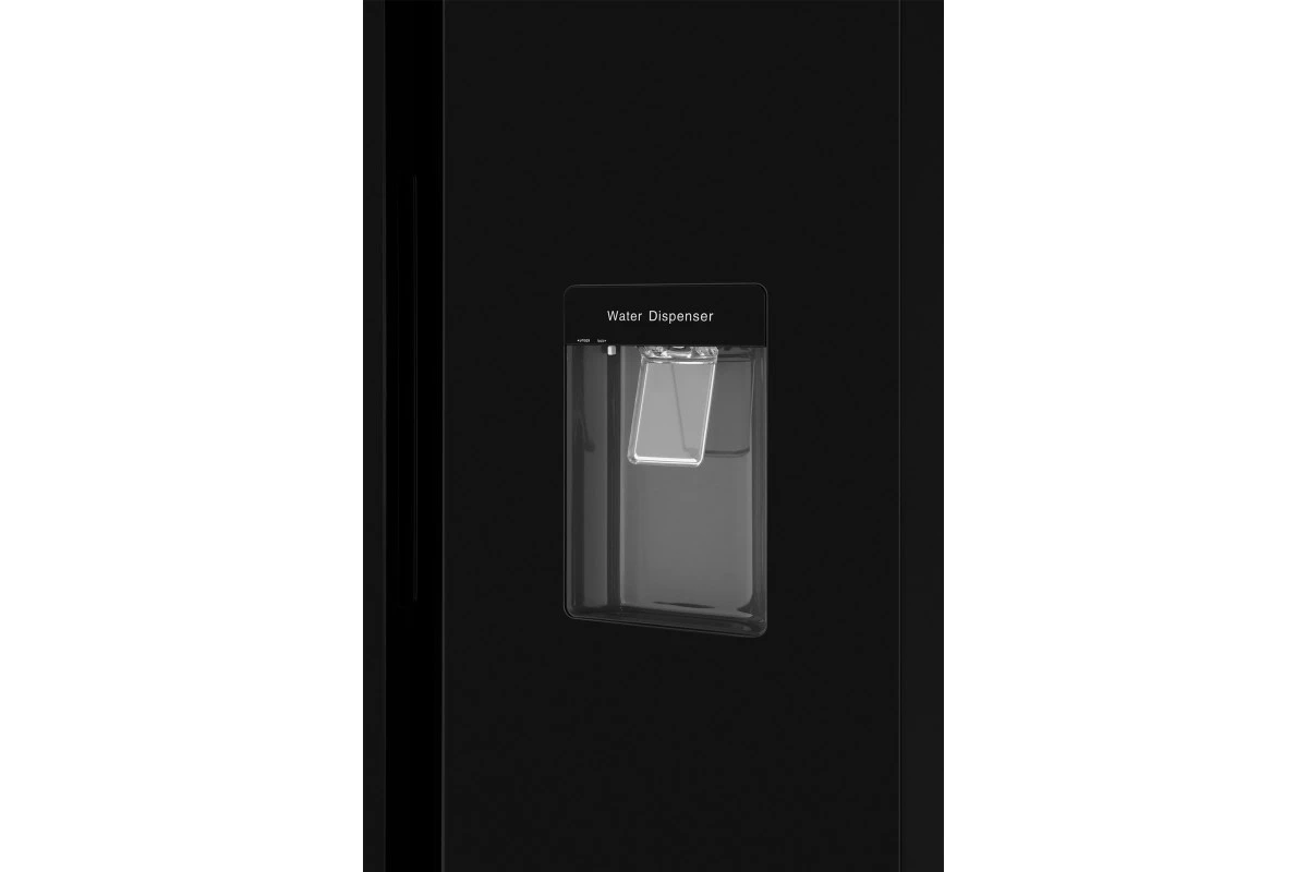 Отдельностоящий холодильник с инвертором и подачей воды Weissgauff WSBS 600 B NoFrost Inverter Water Dispenser